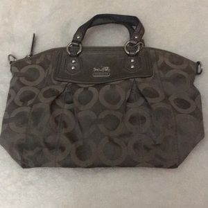 Gray Coach Purse